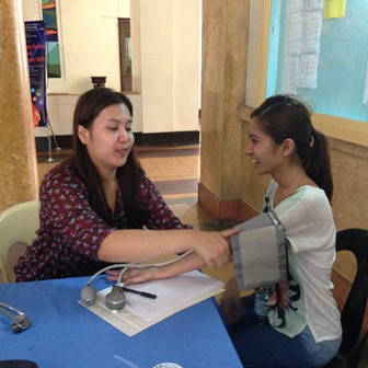 Free blood pressure check-up during HAPI days