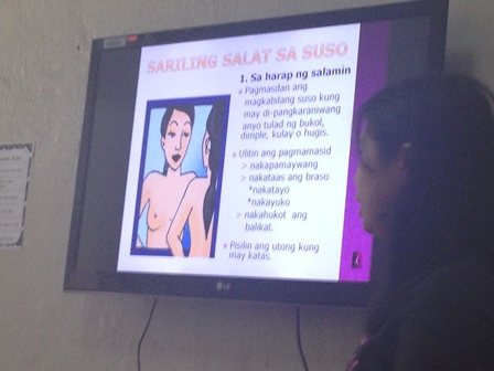 HAPI days lecture on breast self-exam