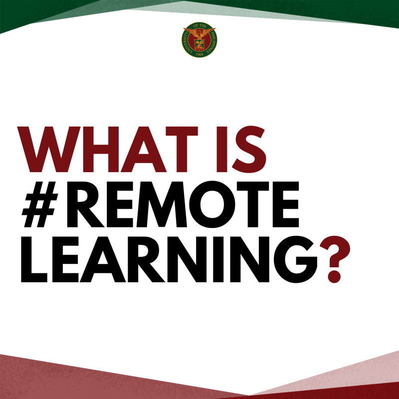 Infographics on Remote Learning for Students Set 1 – College of Education