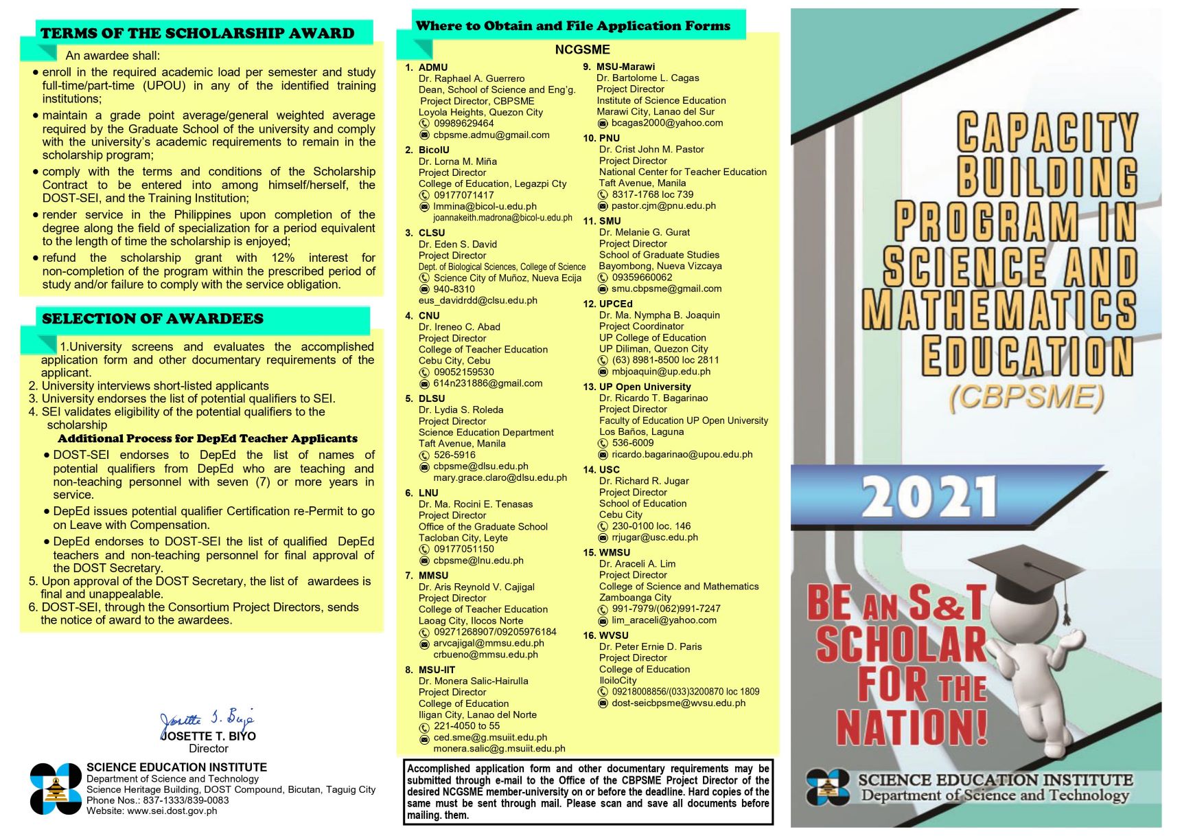 Financial Assistance – College of Education